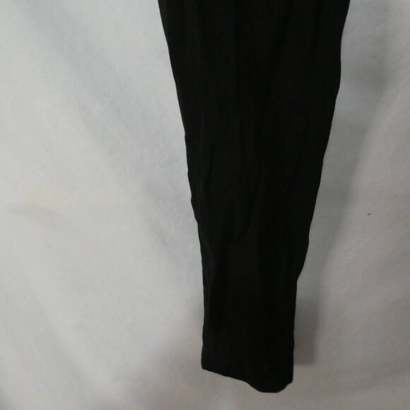 DIVIDED - H&M | size 8 | Versatile Black Tapered Pants | Drawstring Front - Picture 15 of 16